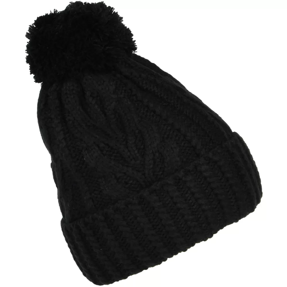 Bonnets À Pompon | Bonnets^Timberland Bonnet à Pompon à Torsades Premium noir