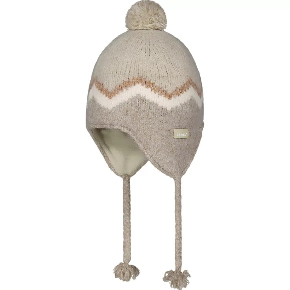 Bonnets À Pompon | Bonnets^Barts Bonnet à Pompon Péruvien Lotey marron clair