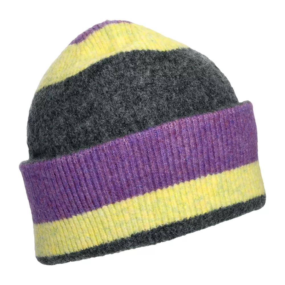 Bonnets | Chapeaux Hiver^Carhartt WIP Bonnet à Rayures Sundling violet-jaune-anthracite
