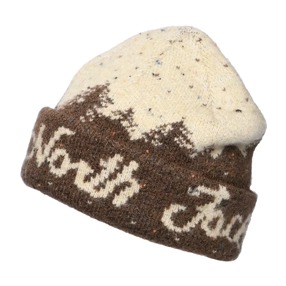 Bonnets | Chapeaux Hiver^The North Face Bonnet à Revers Cabin Mountainscape marron-sable