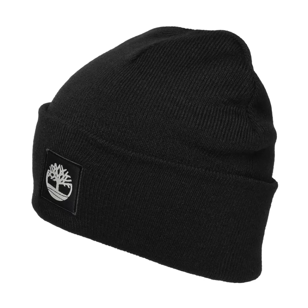 Bonnets | Chapeaux Hiver^Timberland Bonnet à Revers Tonal Patch noir