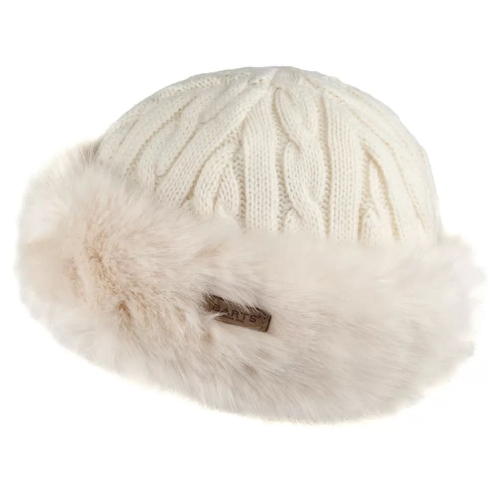 Fausse Fourrure | Chapeaux Hiver^Barts Bonnet à Torsades et Fausse Fourrure blanc hiver
