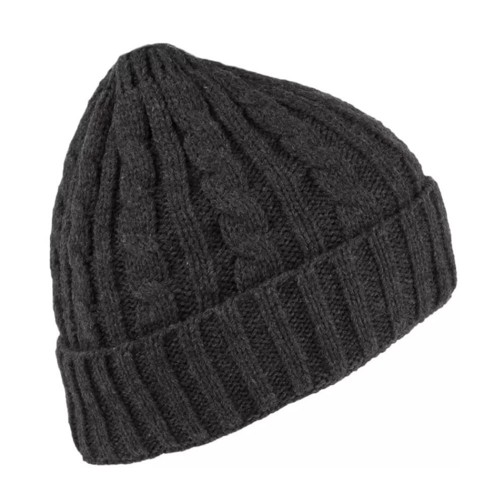 Bonnets | Chapeaux Hiver^Jaxon & James Bonnet à Torsades gris foncé JAXON & JAMES