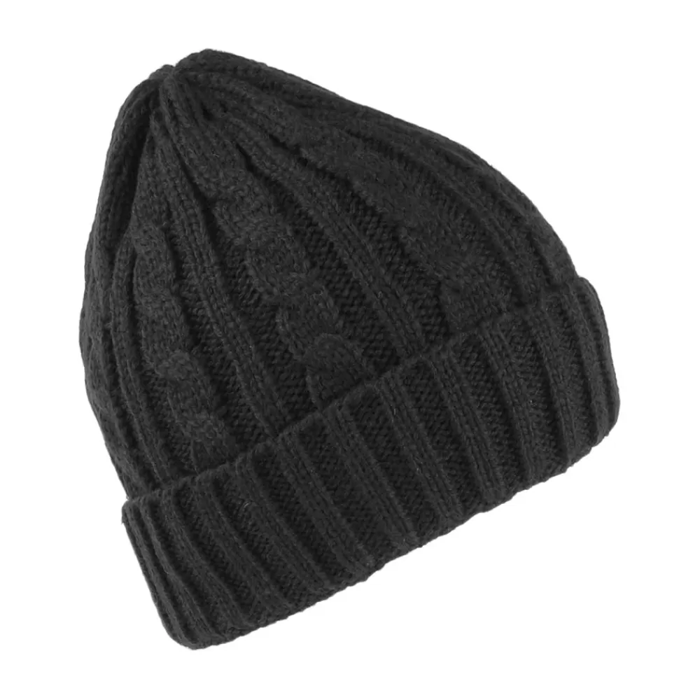 Bonnets | Chapeaux Hiver^Jaxon & James Bonnet à Torsades noir JAXON & JAMES