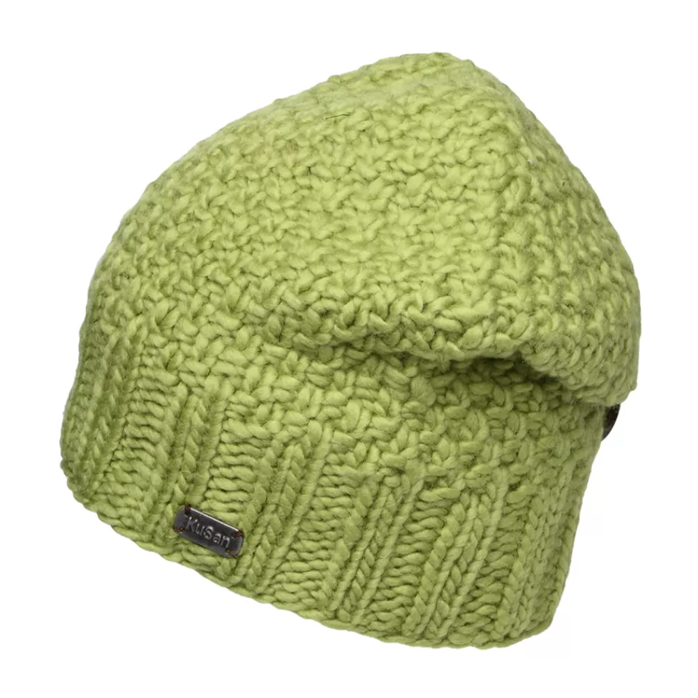 Chapeaux Hiver | Bonnets^Kusan Bonnet Boutonné citron vert