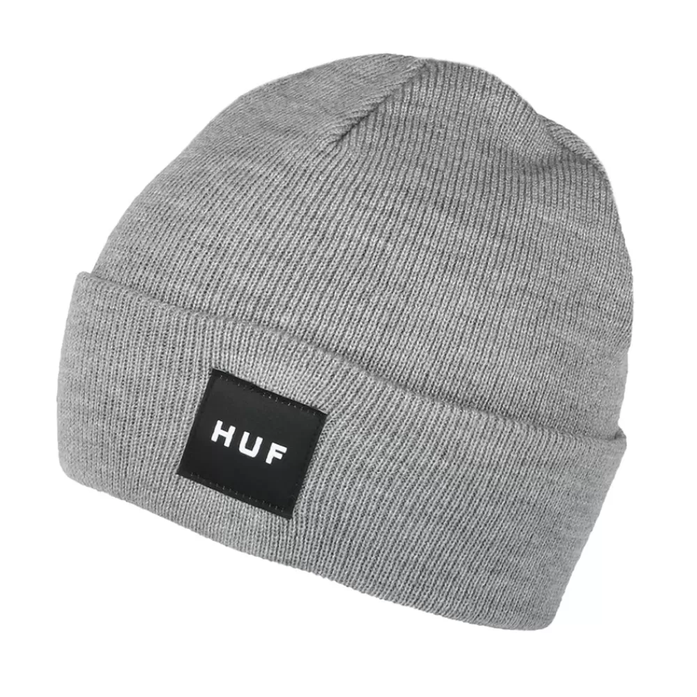 Chapeaux Hiver | Bonnets^HUF Bonnet Box Logo gris chiné
