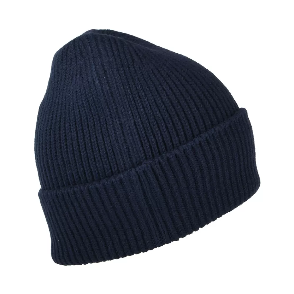 Bonnets | Chapeaux Hiver^New Balance Bonnet Côtelé à Revers bleu marine