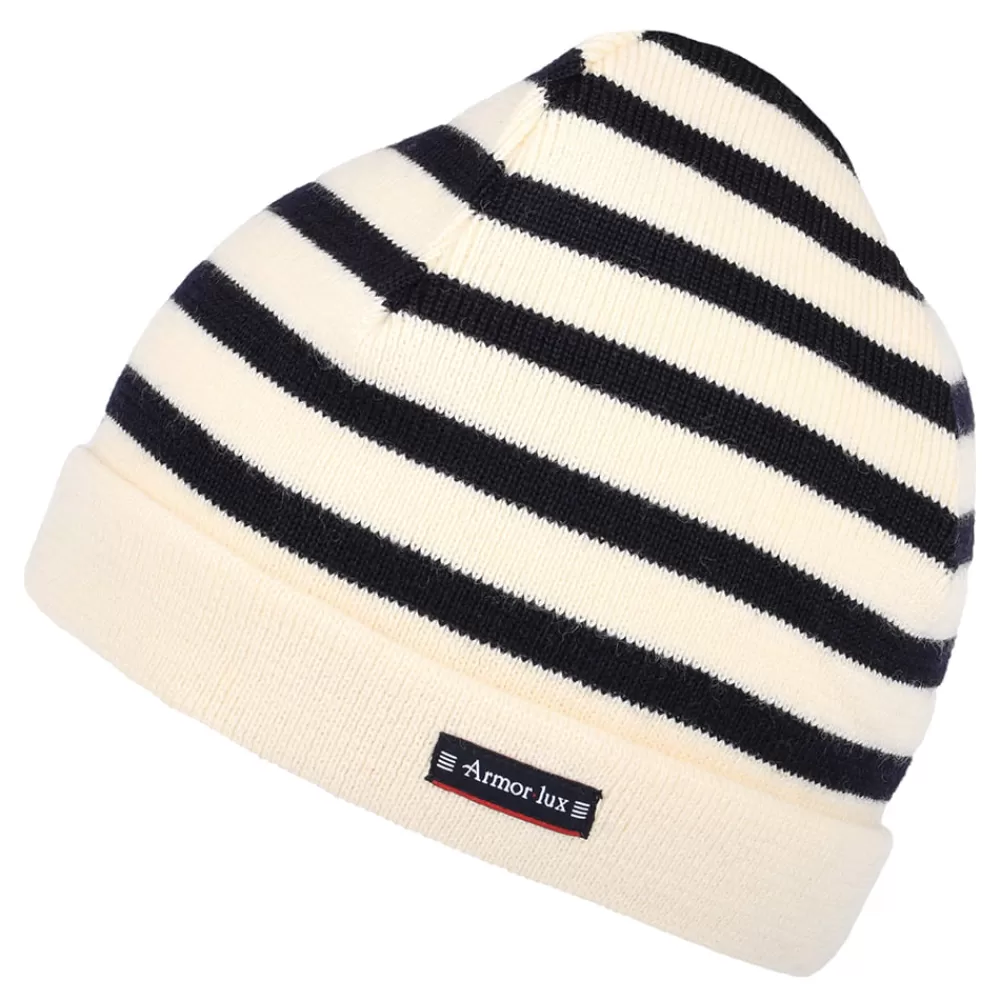 Bonnets | Chapeaux Hiver^Armor Lux Bonnet en Pure Laine à Rayures Lannion naturel