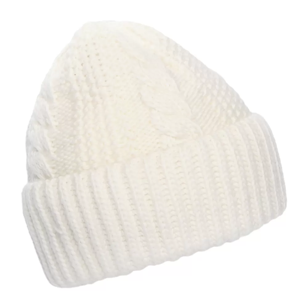 Chapeaux Hiver | Bonnets^The North Face Bonnet Femme à Revers et à Torsades Oh Mega blanc cassé