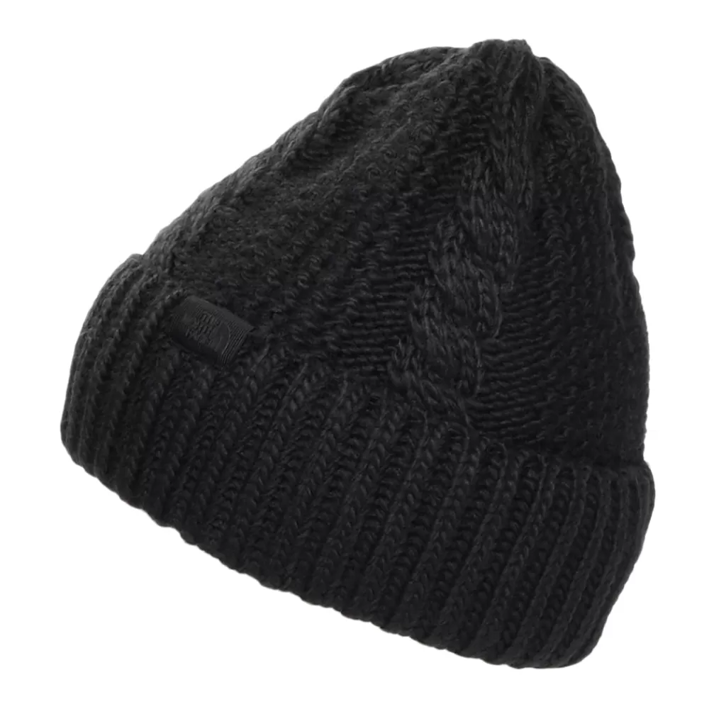 Chapeaux Hiver | Bonnets^The North Face Bonnet Femme à Revers et à Torsades Oh Mega noir