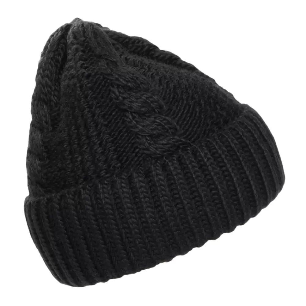 Chapeaux Hiver | Bonnets^The North Face Bonnet Femme à Revers et à Torsades Oh Mega noir