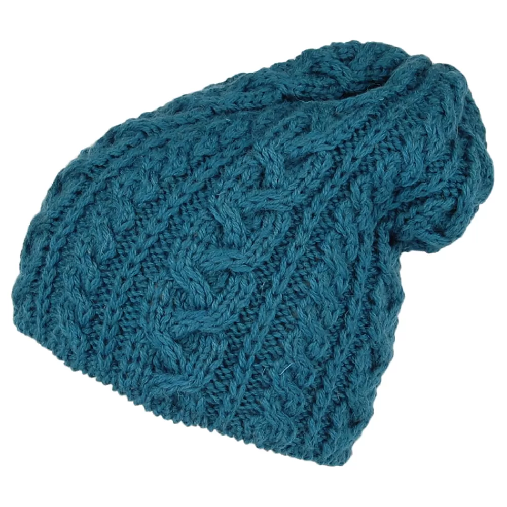 Bonnets | Chapeaux Hiver^Highland 2000 Bonnet Long en Laine Anglaise bleu sarcelle