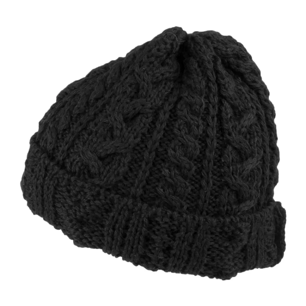 Chapeaux Hiver | Bonnets^Highland 2000 Bonnet Long en Laine Anglaise noir