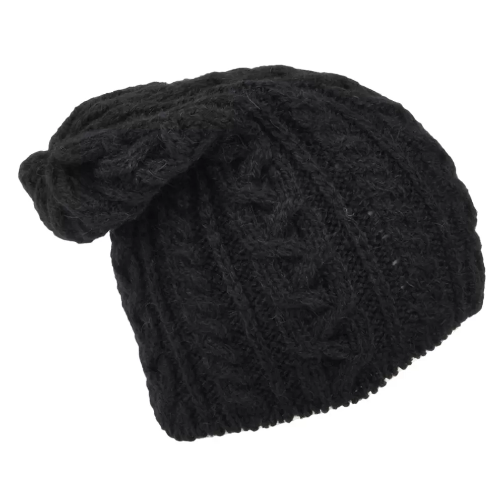 Bonnets | Chapeaux Hiver^Highland 2000 Bonnet Long en Laine d'Alpaga Super Douce noir