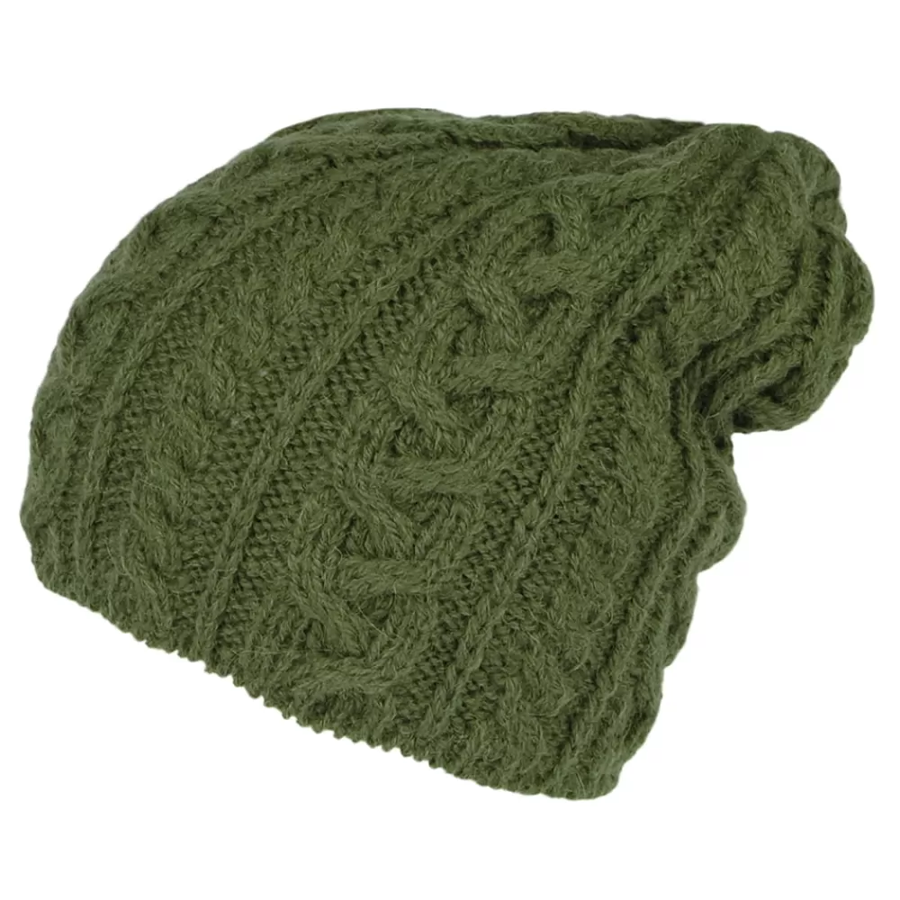 Bonnets | Chapeaux Hiver^Highland 2000 Bonnet Long en Laine d'Alpaga Super Douce olive