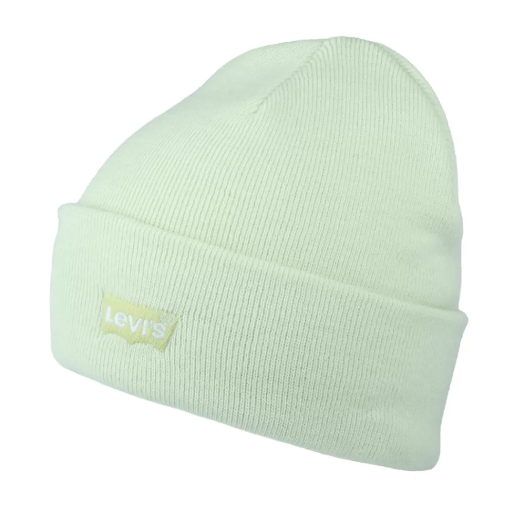 Chapeaux Hiver | Bonnets^Levi's Bonnet Long Tonal Batwing Embroidery vert clair LEVI'S