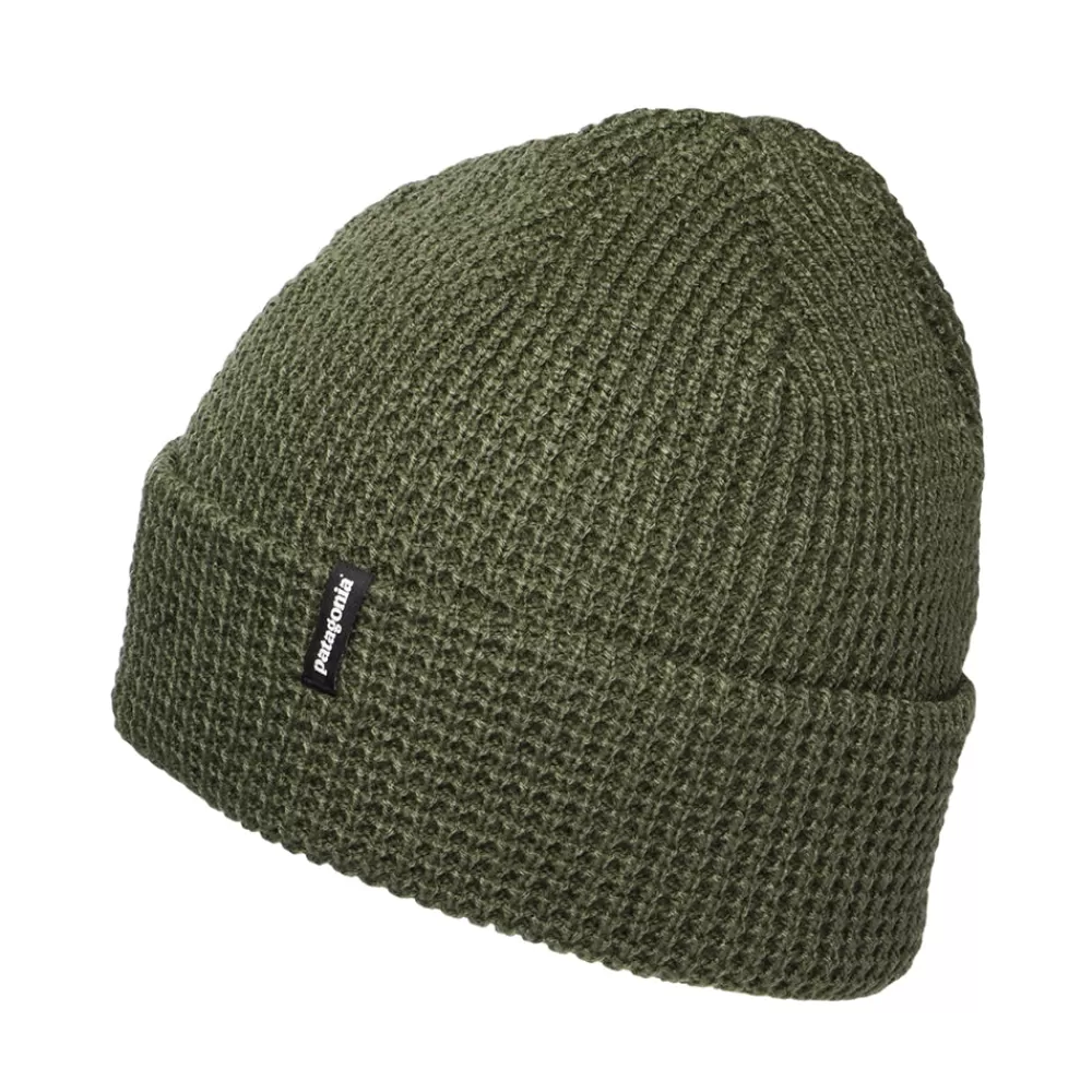 Bonnets | Chapeaux Hiver^Patagonia Bonnet Maille Gaufrée Snowdrifter vert sapin