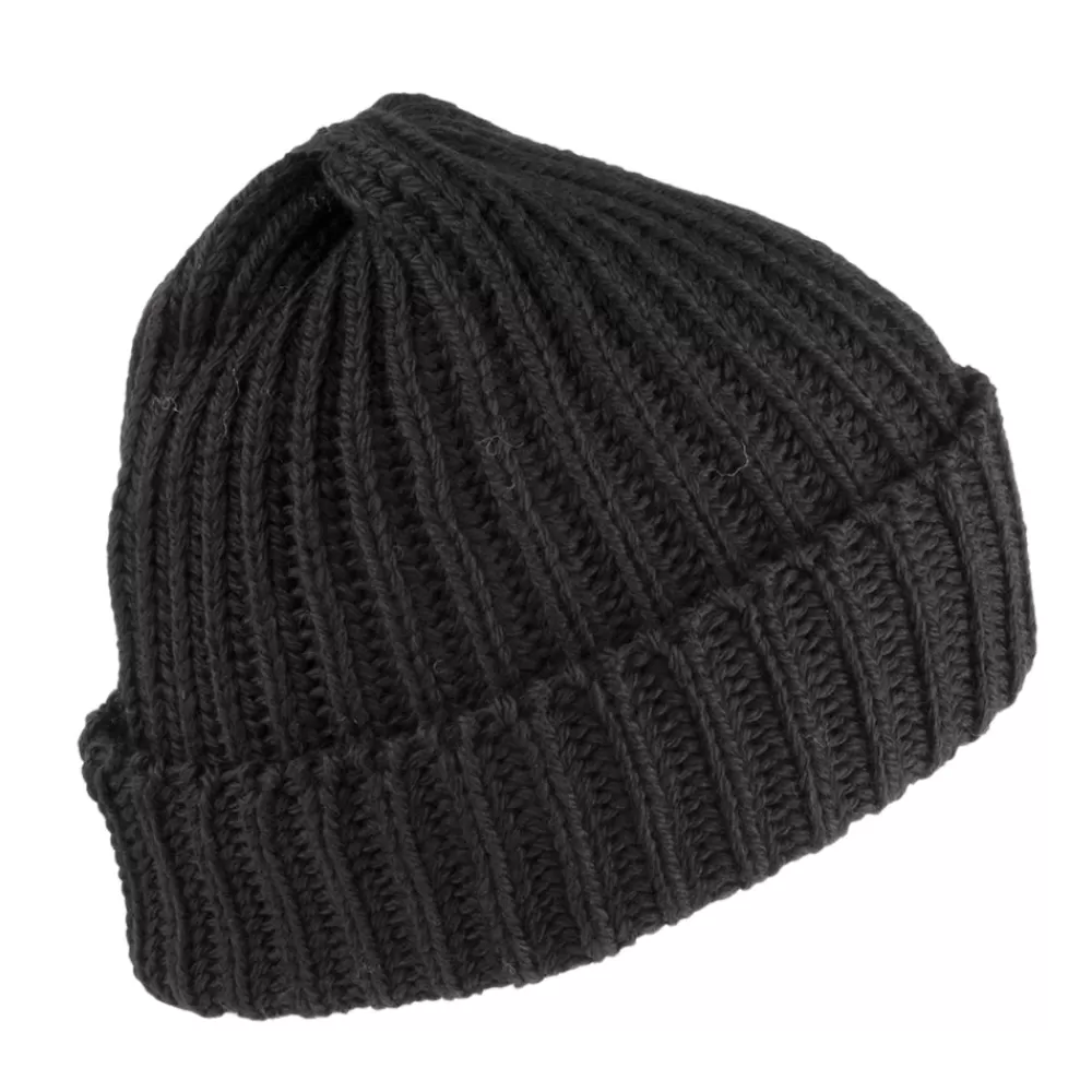 Bonnets | Chapeaux Hiver^Highland 2000 Bonnet Marin Court en Laine Mérinos noir