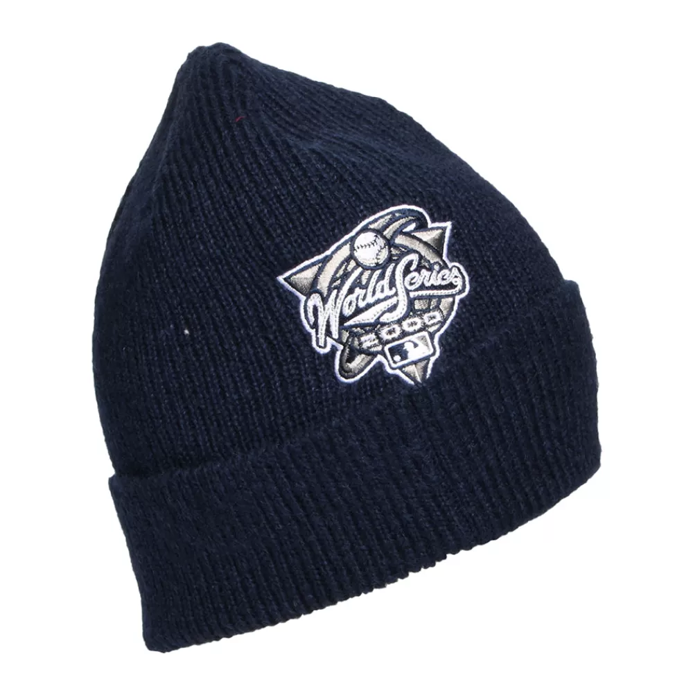 Chapeaux Hiver | Bonnets^New Era Bonnet MLB World Series Patch à Revers New York Yankees bleu marine