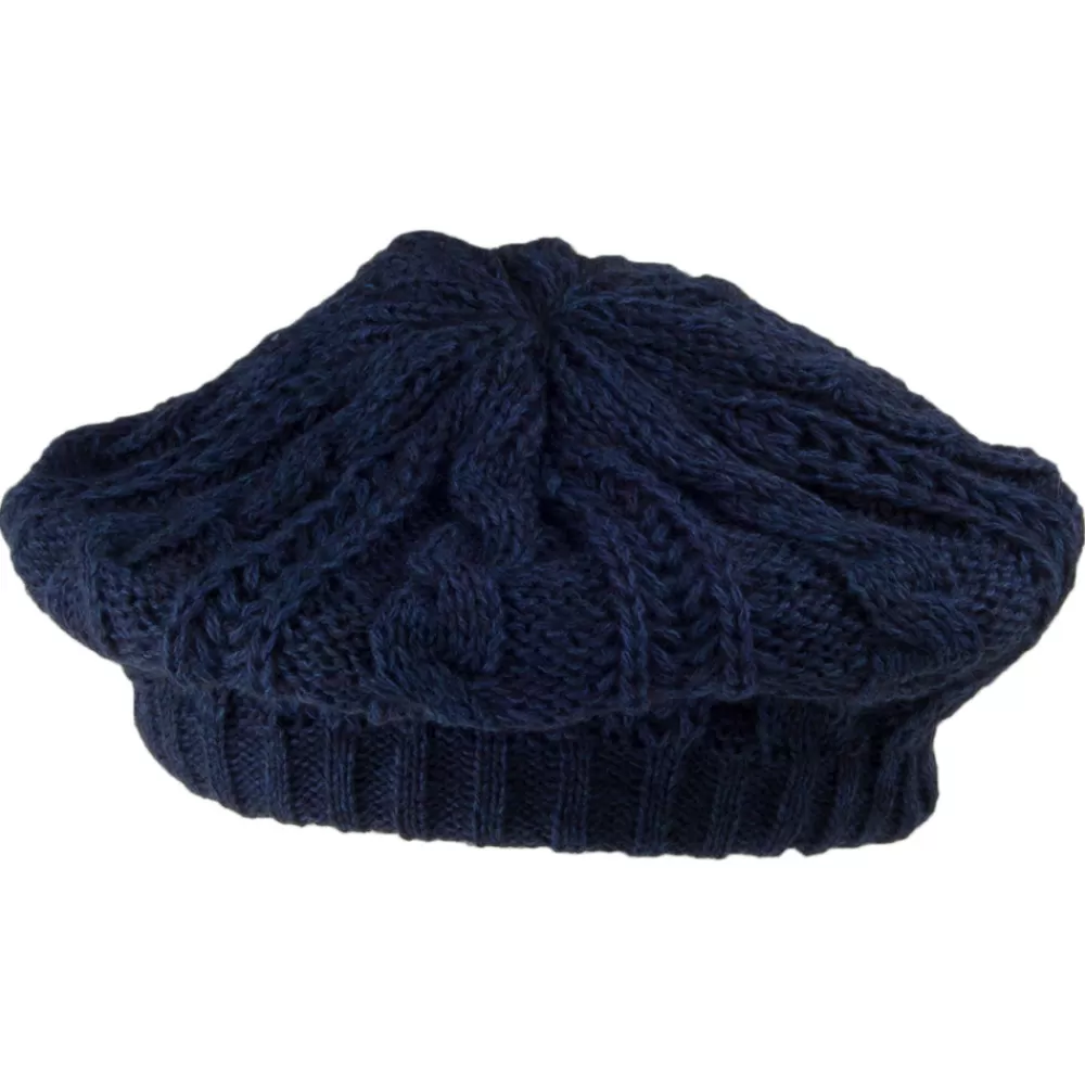 Chapeaux Hiver | Bérets^Whiteley Béret à Torsades bleu marine