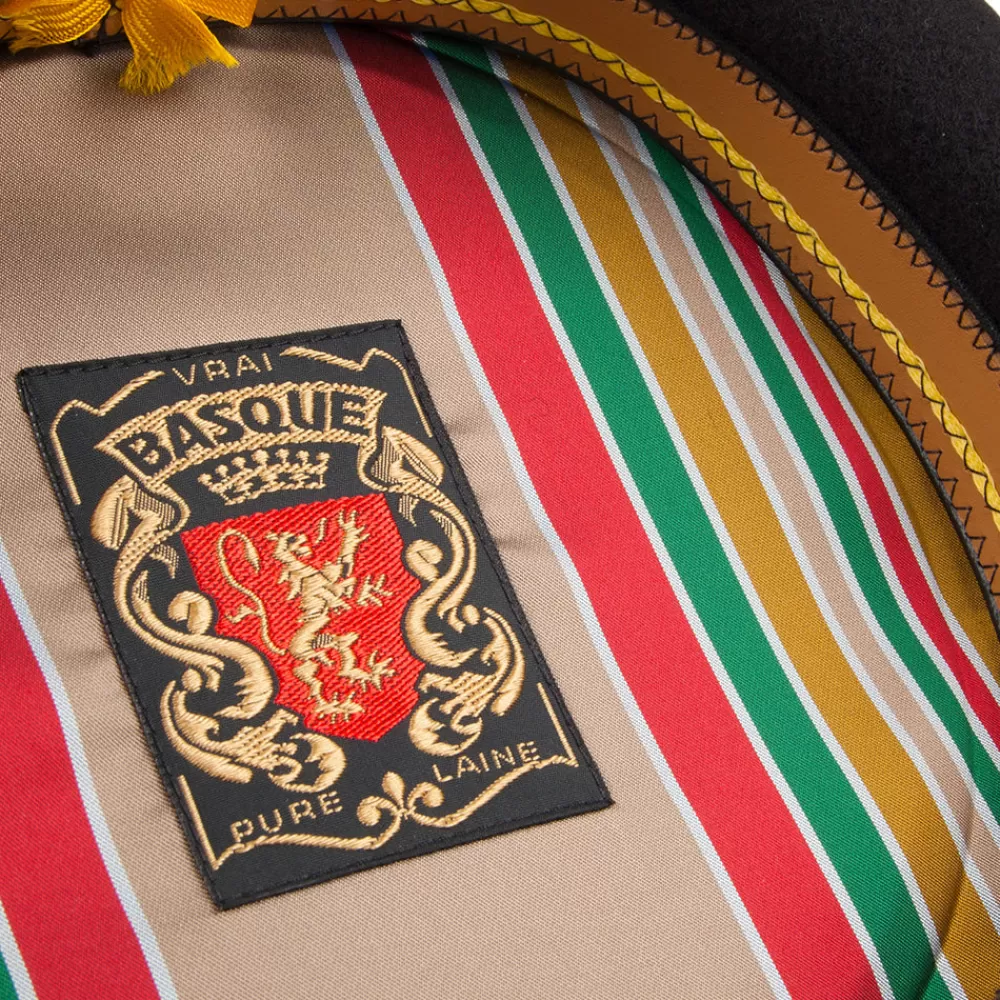 Chapeaux Hiver | Bérets^Héritage par Laulhère Béret Authentique Ché noir LAULHÈRE