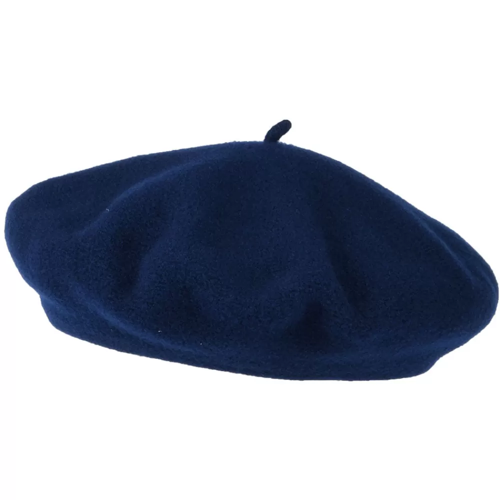 Chapeaux Hiver | Bérets^Héritage par Laulhère Béret Authentique en Laine Mérinos bleu nuit HÉRITAGE PAR LAULHÈRE