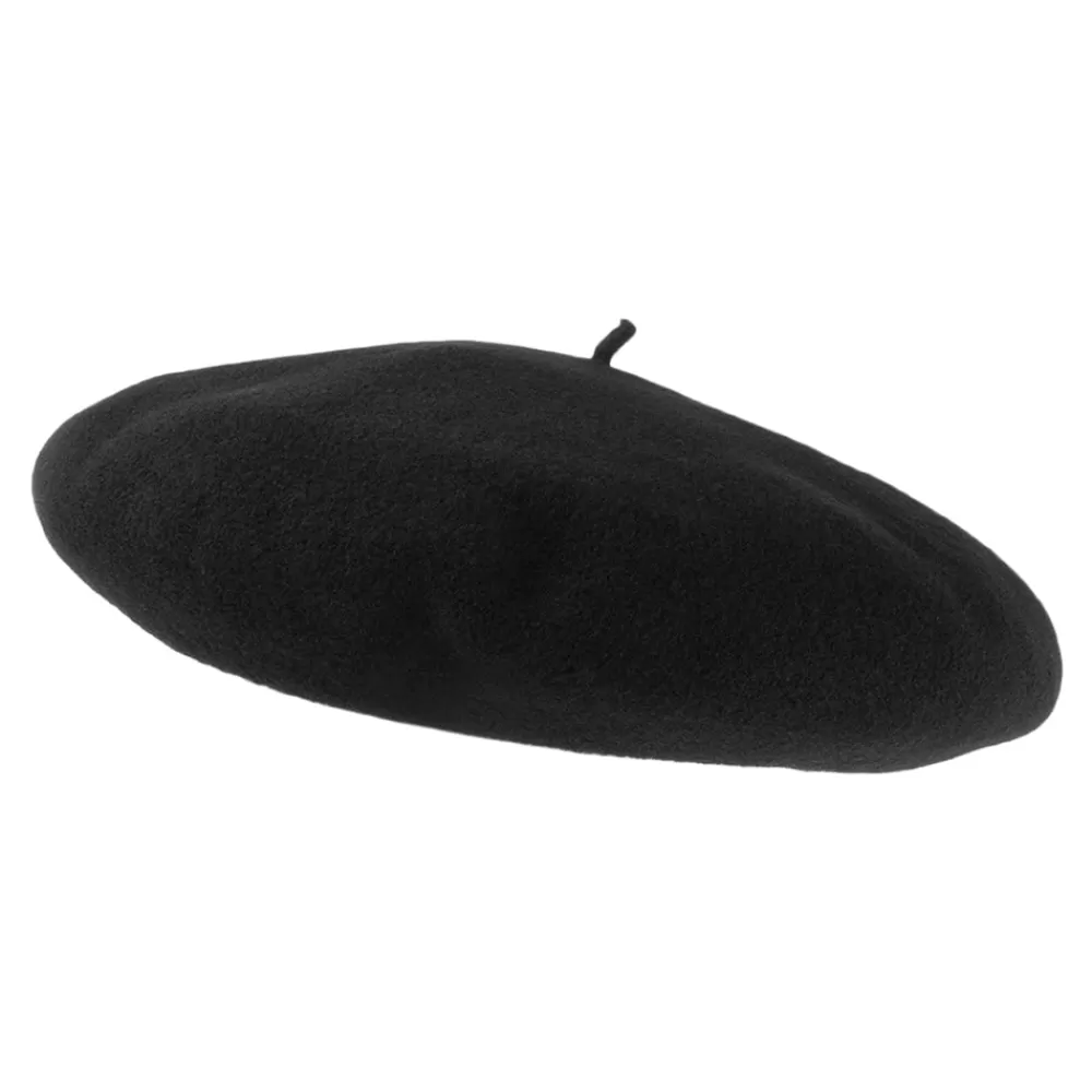 Chapeaux Hiver | Chapeaux Femme^Héritage par Laulhère Béret Authentique en Laine Mérinos noir HÉRITAGE PAR LAULHÈRE