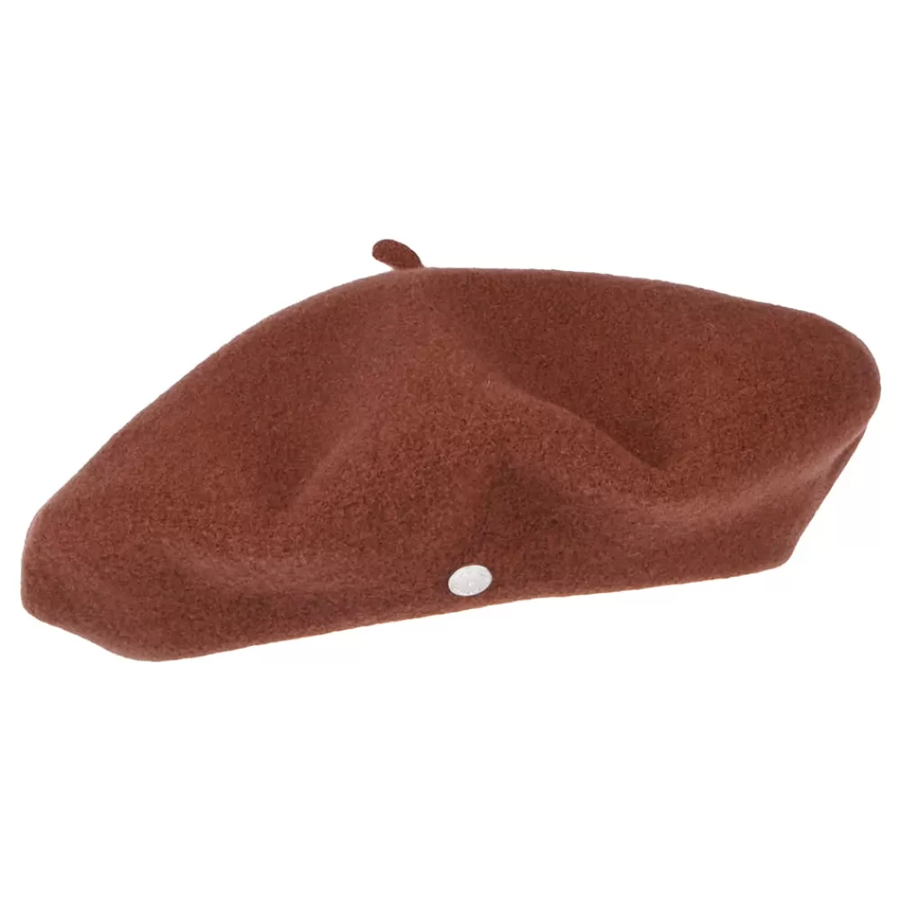 Chapeaux Hiver | Bérets^Héritage par Laulhère Béret Authentique en Laine Mérinos rouille HÉRITAGE PAR LAULHÈRE