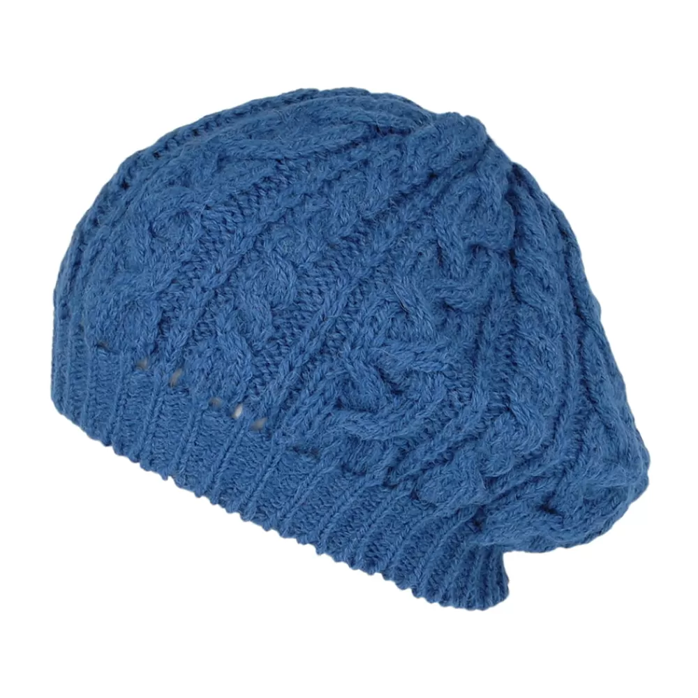 Chapeaux Hiver | Bonnets^Highland 2000 Béret en Alpaga bleu