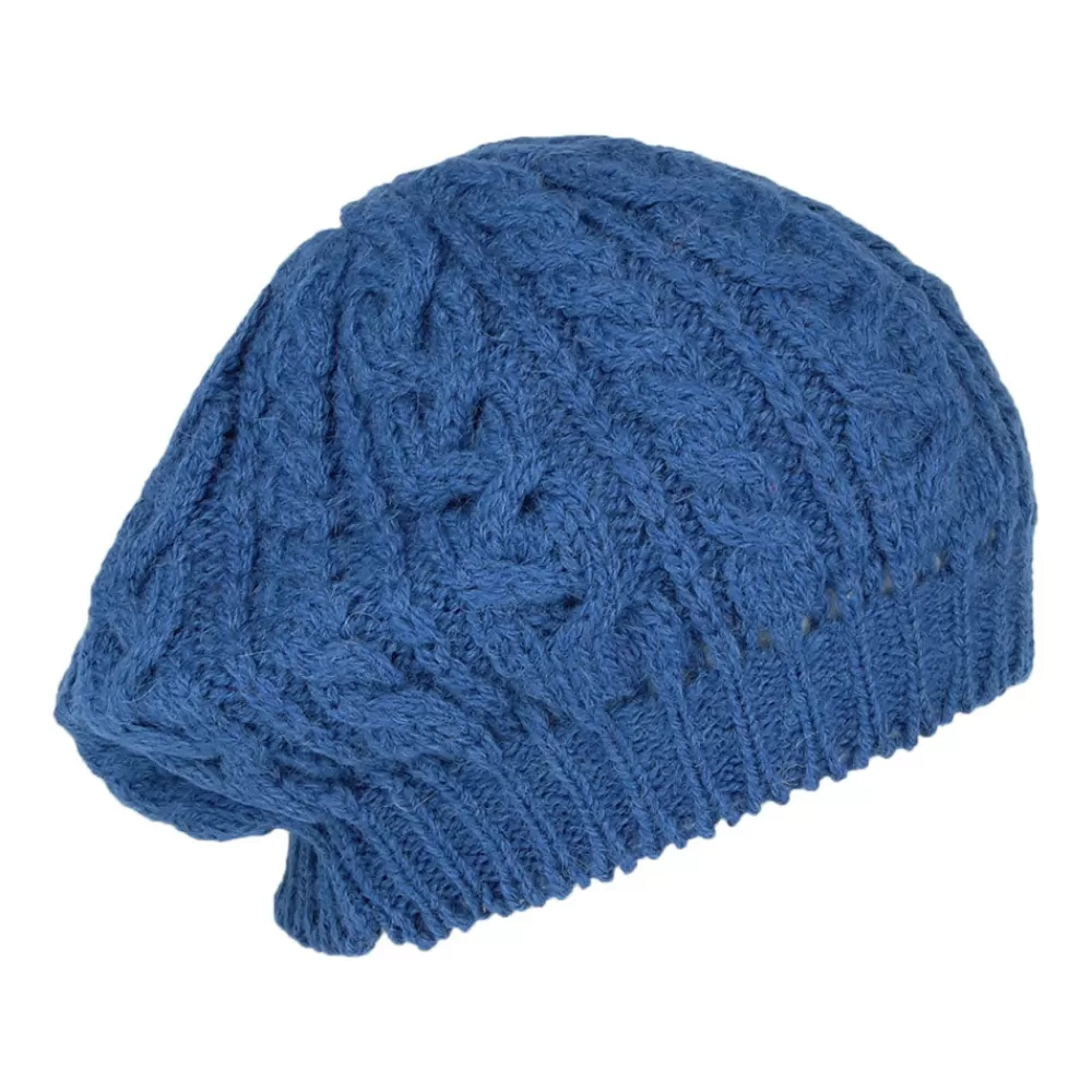 Chapeaux Hiver | Bonnets^Highland 2000 Béret en Alpaga bleu