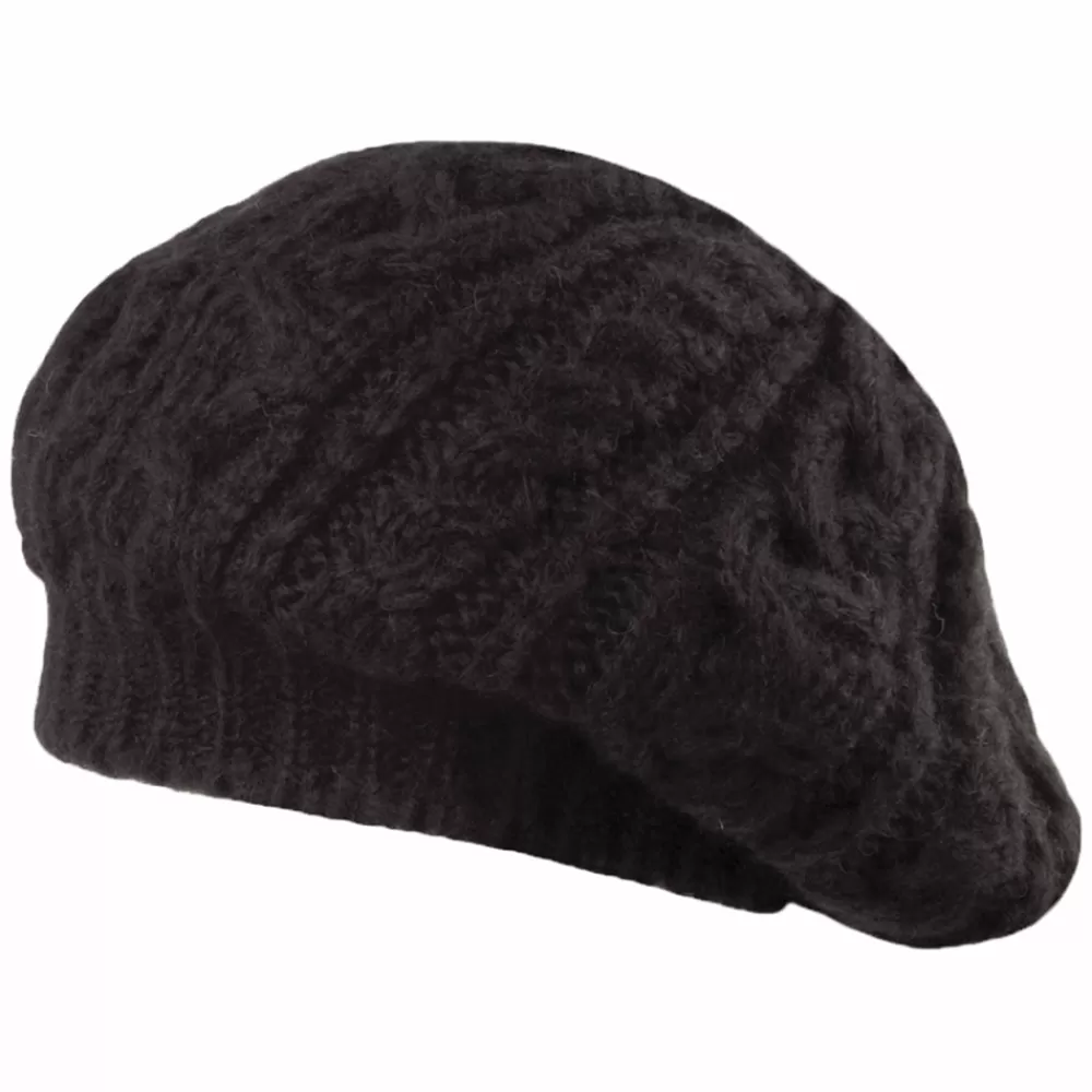 Chapeaux Hiver | Bonnets^Highland 2000 Béret en Alpaga noir