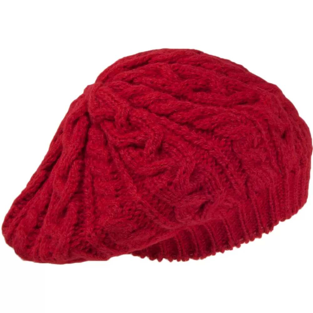 Chapeaux Hiver | Bonnets^Highland 2000 Béret en Alpaga rouge