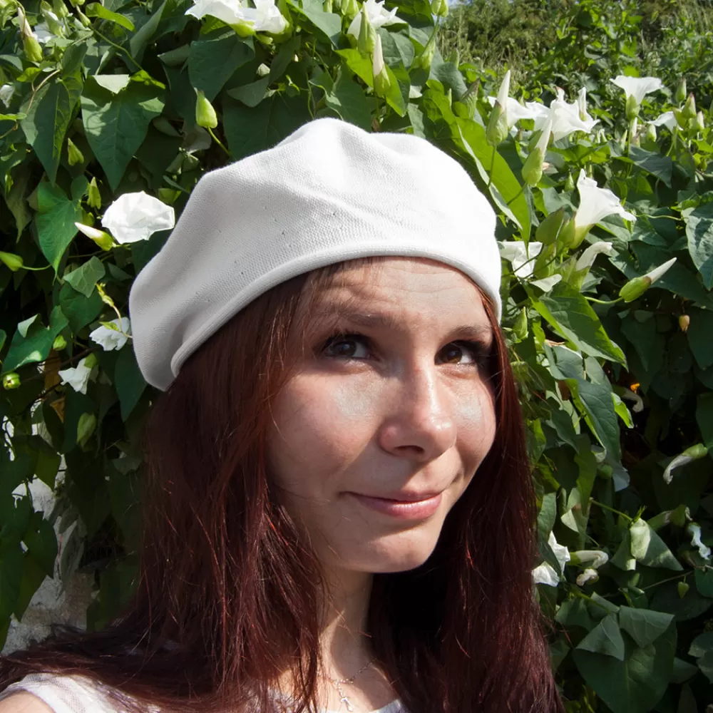 Bérets | Chapeaux Femme^Parkhurst Béret en Coton 26cm de Diamètre blanc