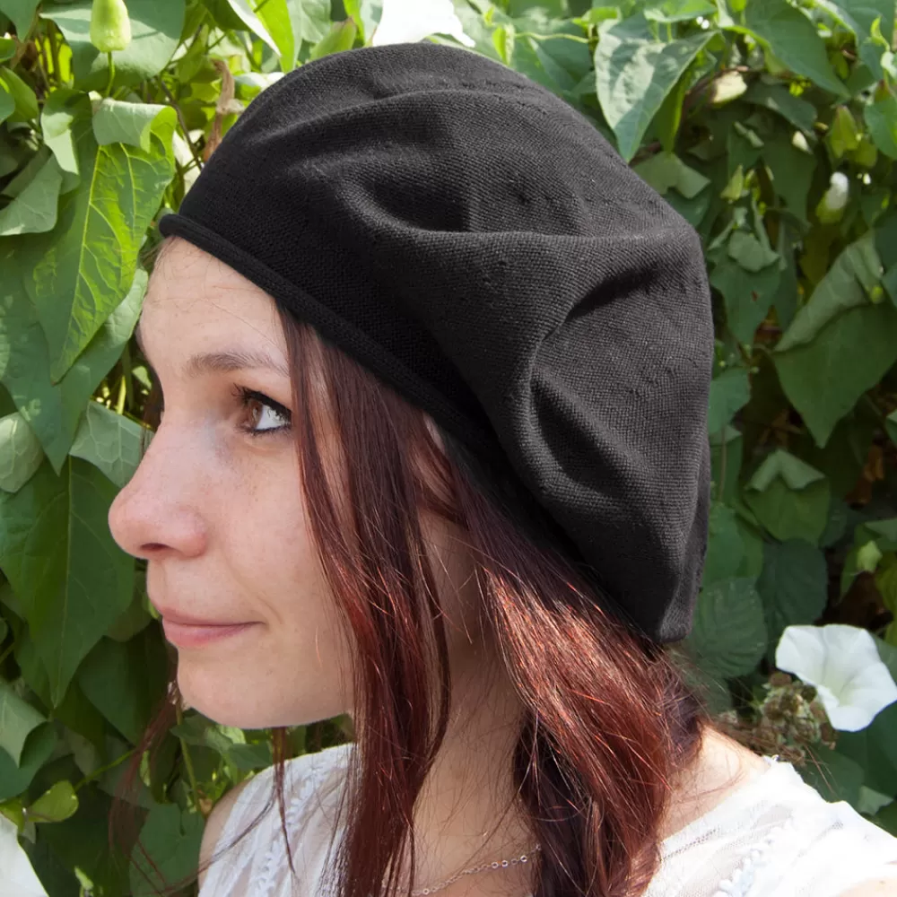 Bérets | Chapeaux Femme^Parkhurst Béret en Coton 29cm de Diamètre noir
