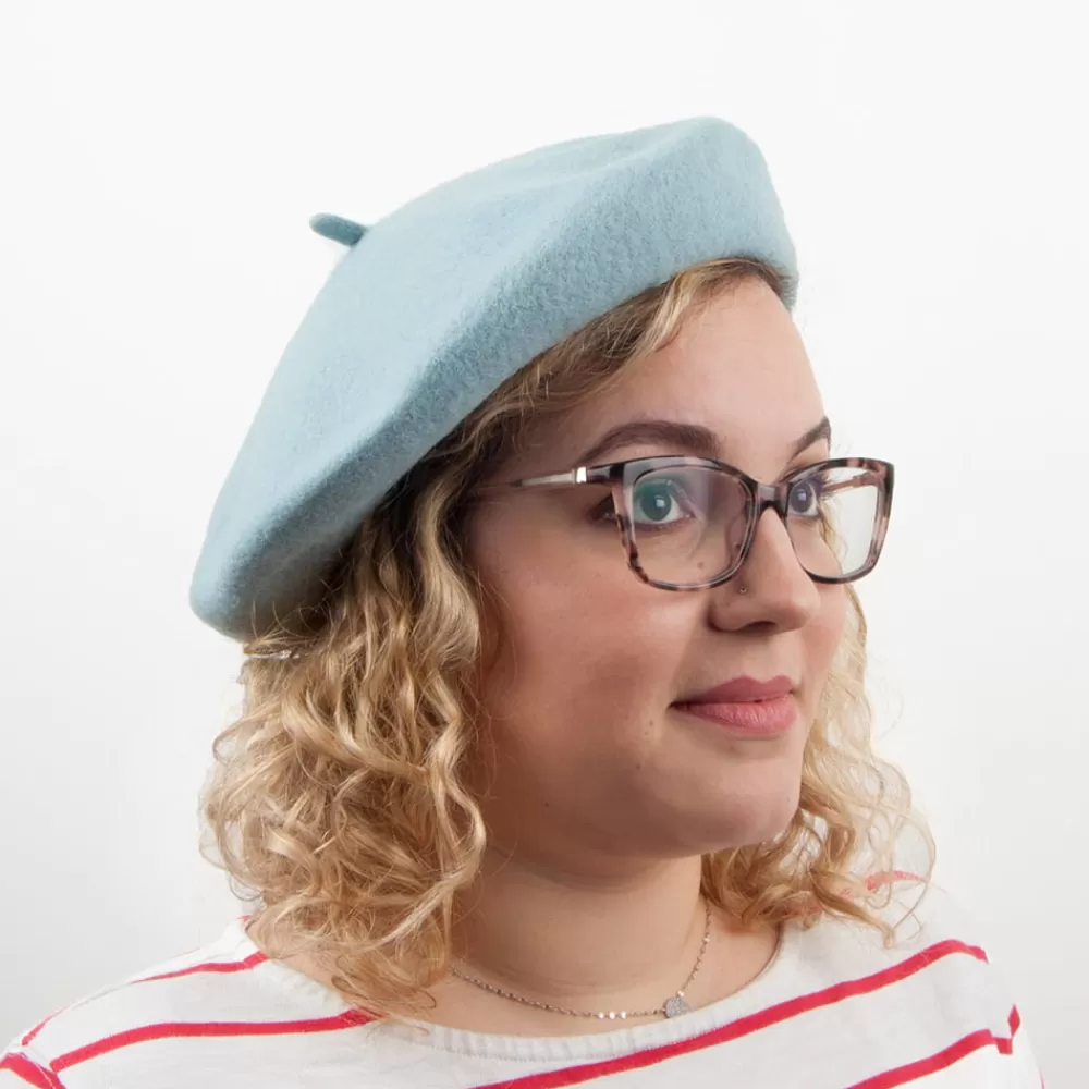 Bérets | Chapeaux Femme^Jaxon & James Béret en Laine bleu clair JAXON & JAMES