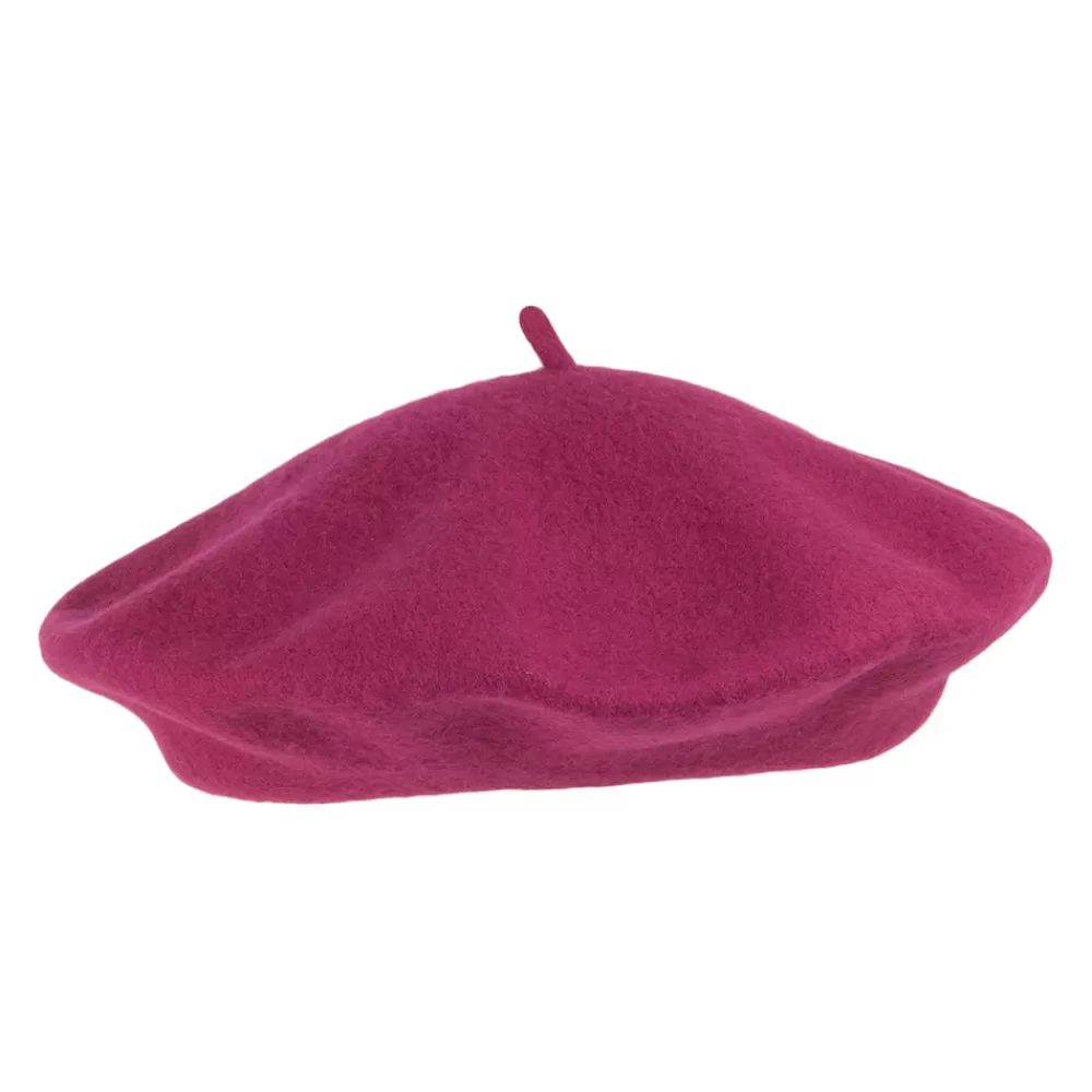 Bérets | Chapeaux Femme^Jaxon & James Béret en Laine framboise JAXON & JAMES
