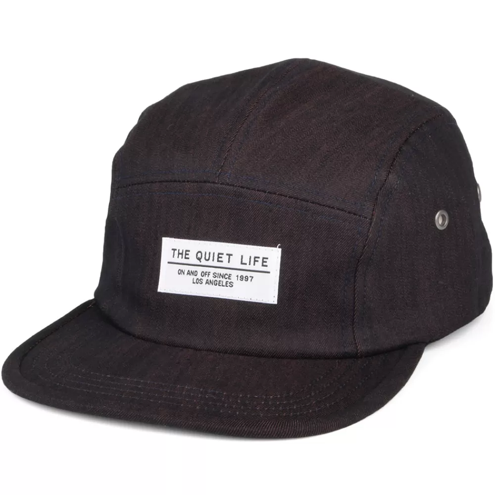 Casquettes De Baseball | Casquettes Homme^The Quiet Life Casquette 5 Panel en Jean Overdyed denim