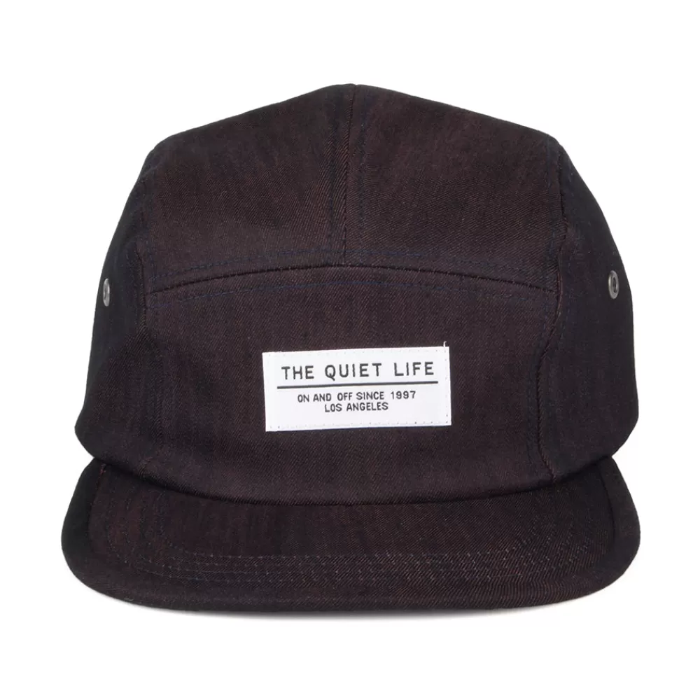 Casquettes De Baseball | Casquettes Homme^The Quiet Life Casquette 5 Panel en Jean Overdyed denim