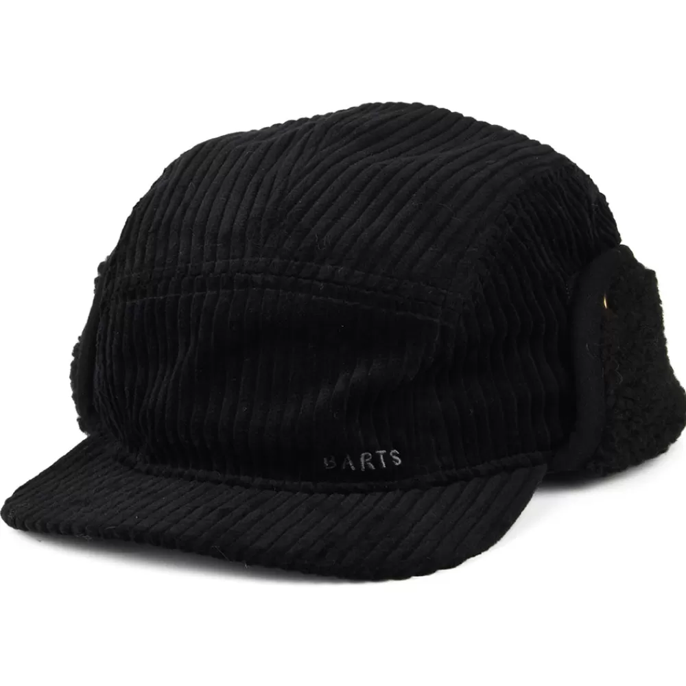 Chapeaux Hiver | Casquettes De Baseball^Barts Casquette 5 Panel en Velours Côtelé Avec Protège-Oreilles Rayner noir
