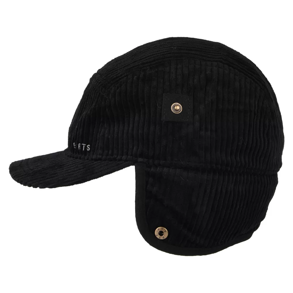 Chapeaux Hiver | Casquettes De Baseball^Barts Casquette 5 Panel en Velours Côtelé Avec Protège-Oreilles Rayner noir