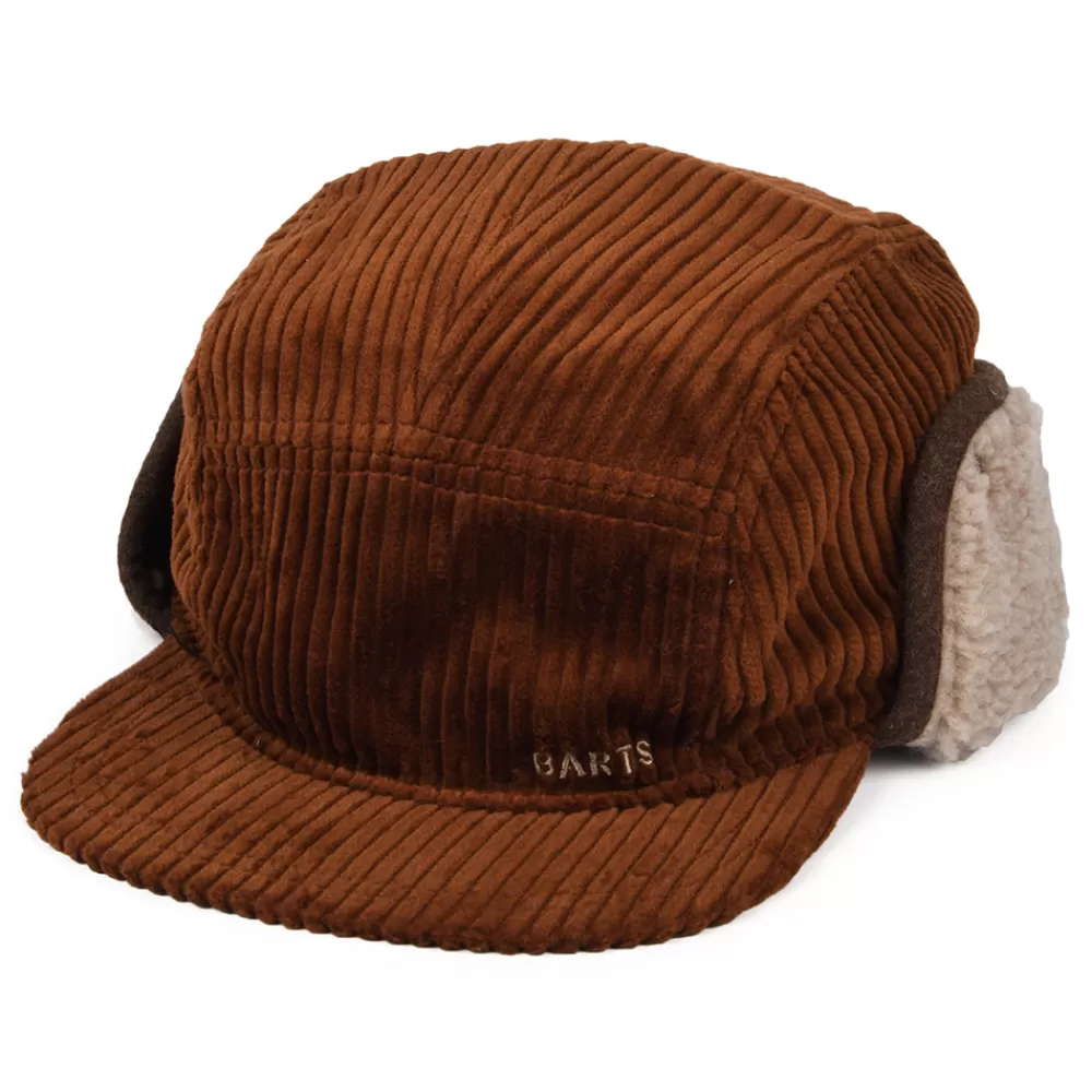 Chapeaux Hiver | Casquettes De Baseball^Barts Casquette 5 Panel en Velours Côtelé Avec Protège-Oreilles Rayner rouille