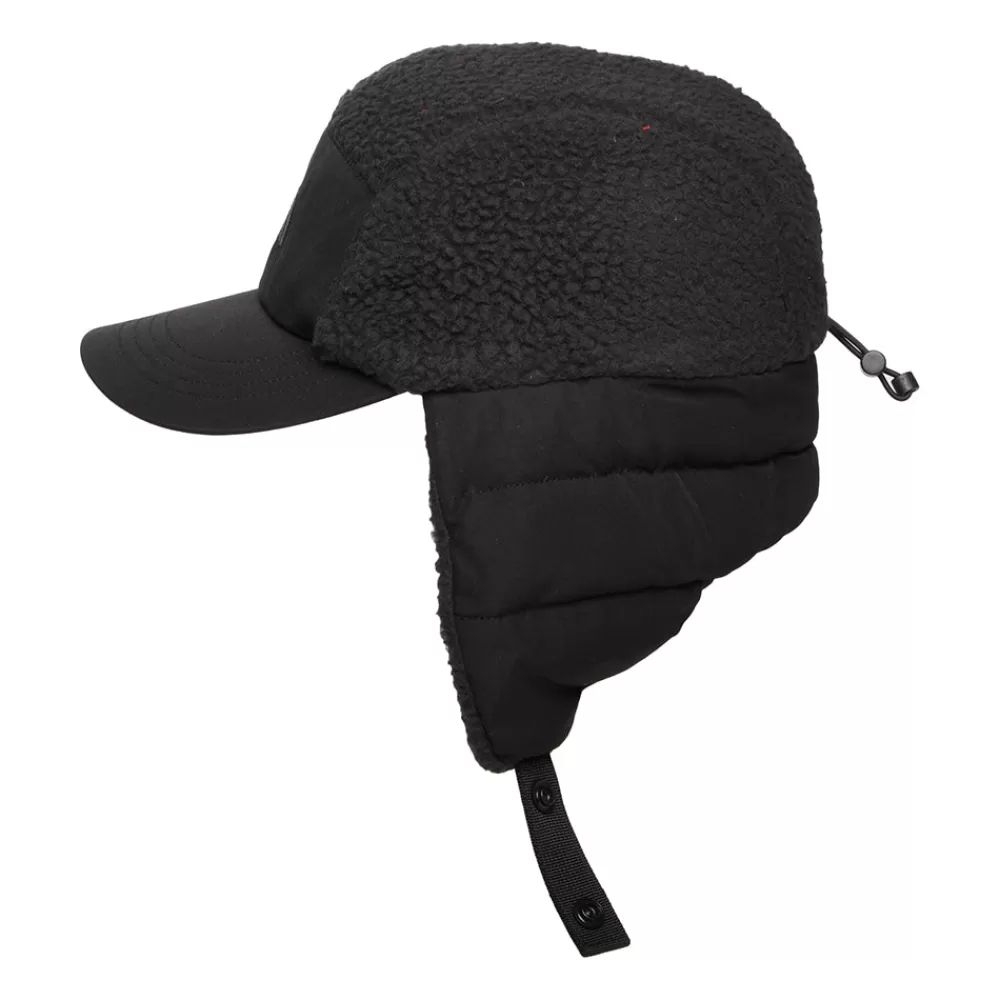Chapeaux Hiver | Chapeaux De Pluie^The North Face Casquette 5 Panel Hydrofuge en Polaire Avec Protège-Oreilles Cragmont noir