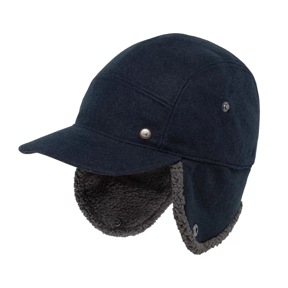 Chapeaux Hiver | Chapeaux Anti Uv^Sunday Afternoons Casquette 5 Panel Recyclée Avec Protège-Oreilles Frontier bleu marine foncé
