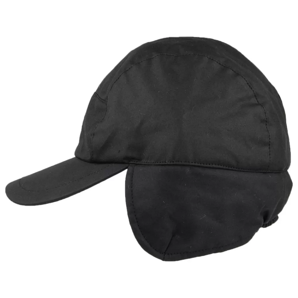 Chapeaux Hiver | Chapeaux De Pluie^Failsworth Casquette avec Protège-Oreilles Lumberjack en Coton Ciré noir