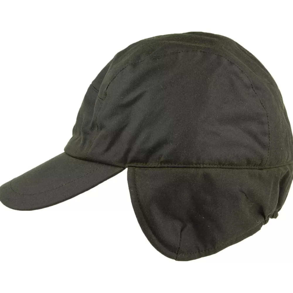 Chapeaux Hiver | Chapeaux De Pluie^Failsworth Casquette avec Protège-Oreilles Lumberjack en Coton Ciré olive