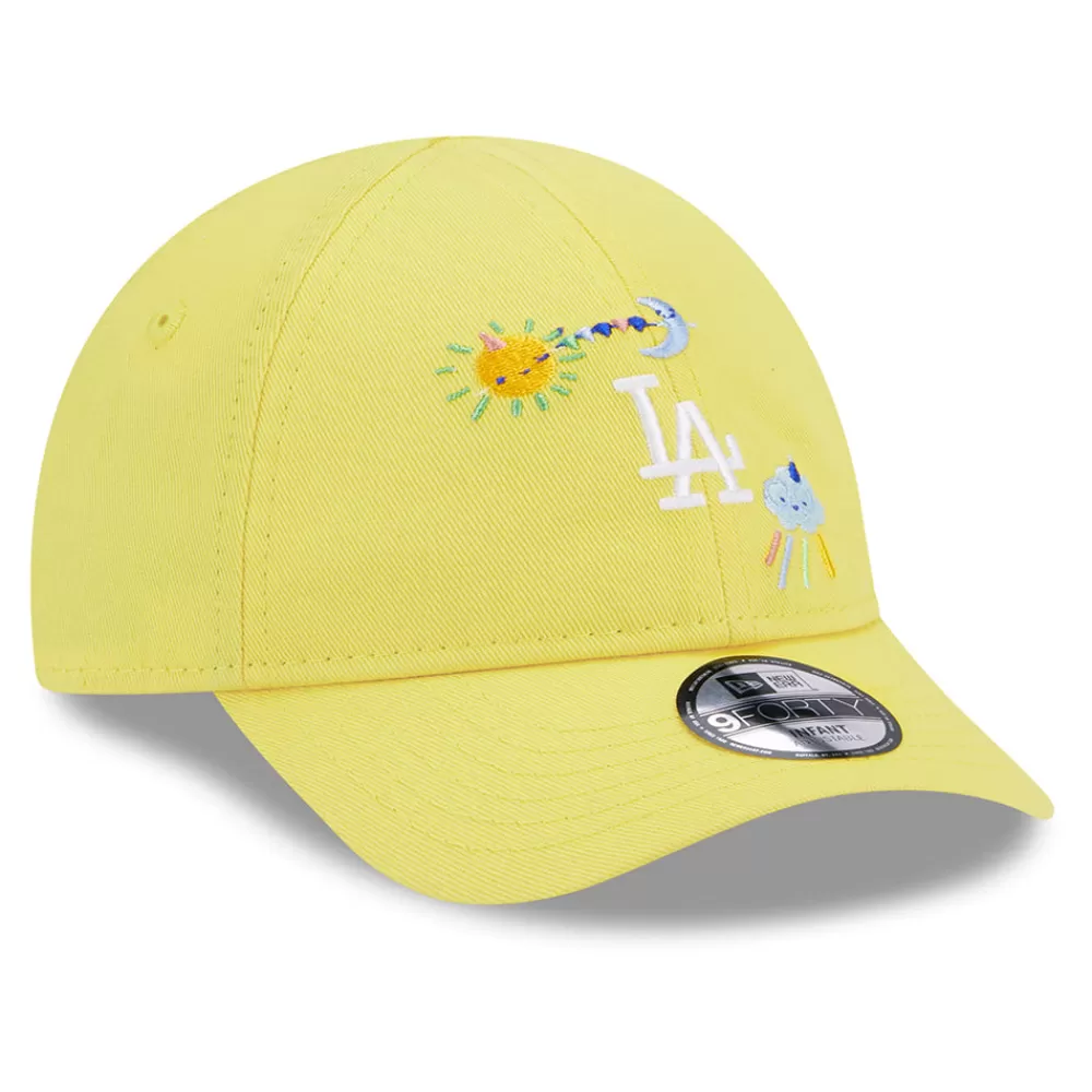 Bébés^New Era Casquette Bébé 9FORTY MLB Starry L.A. Dodgers jaune clair