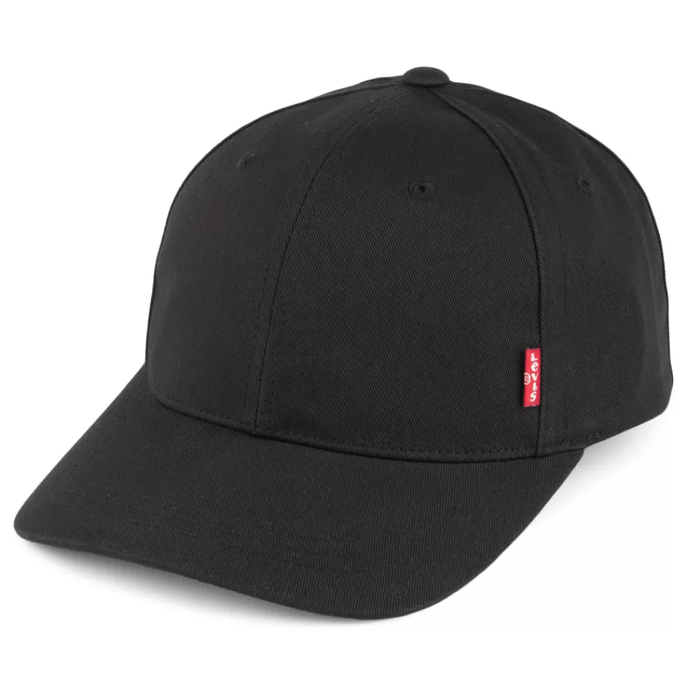 Casquettes De Baseball | Casquettes Homme^Levi's Casquette Classic Twill noir avec Étiquette rouge LEVI'S
