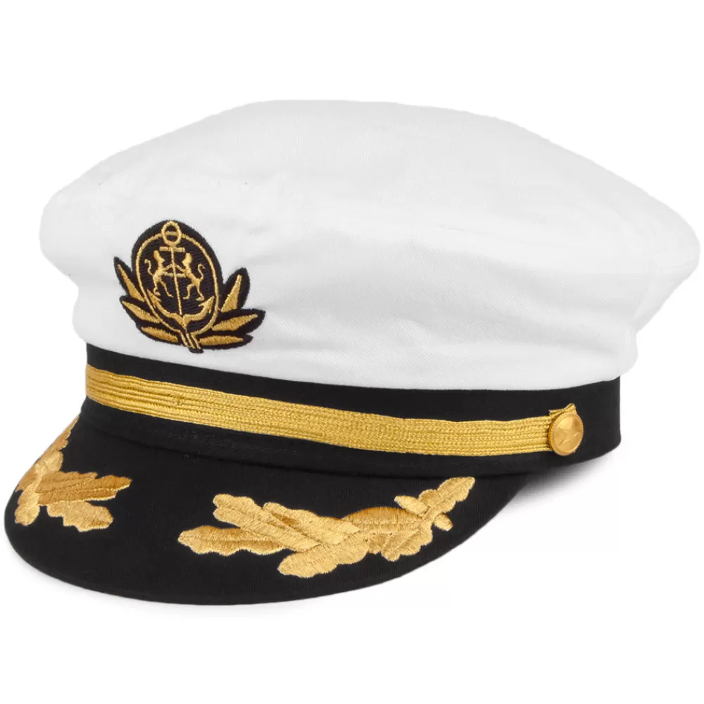 Casquettes Femme | Chapeaux Femme^Village Hats Casquette de Capitaine blanc