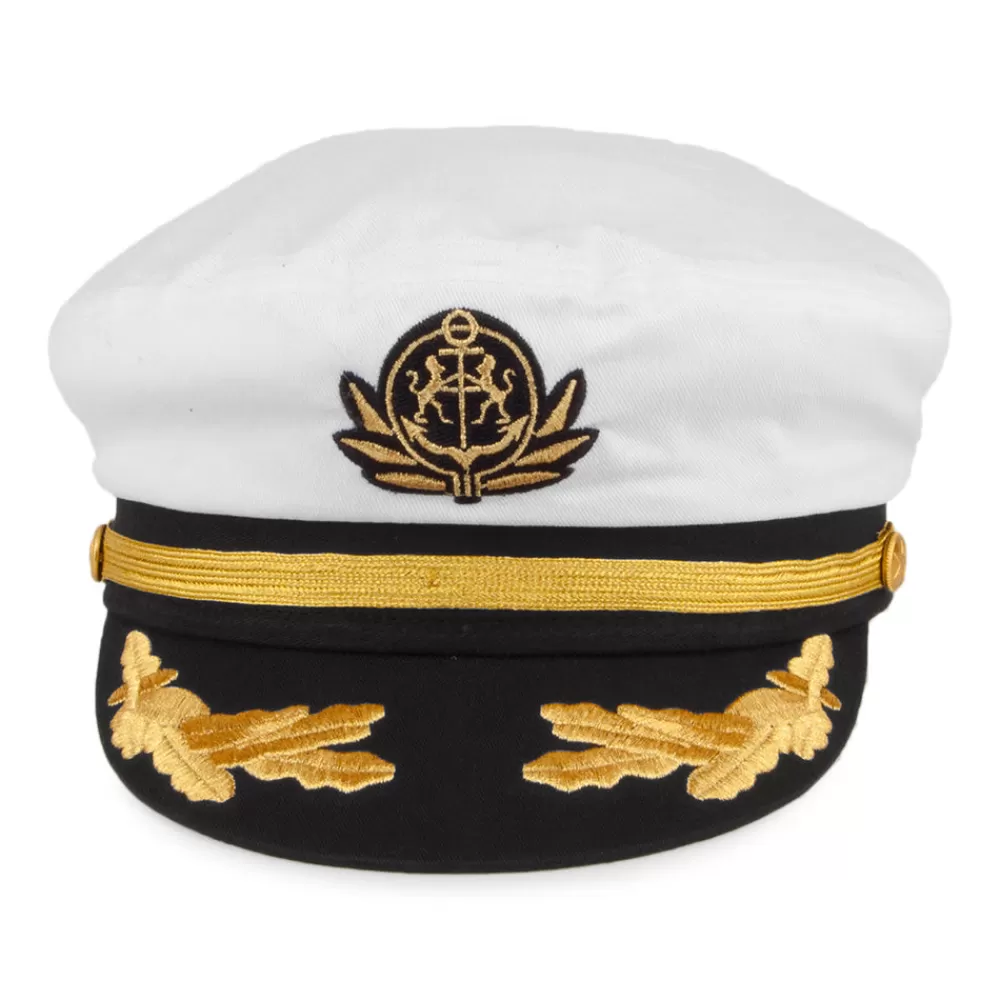 Casquettes Femme | Chapeaux Femme^Village Hats Casquette de Capitaine blanc
