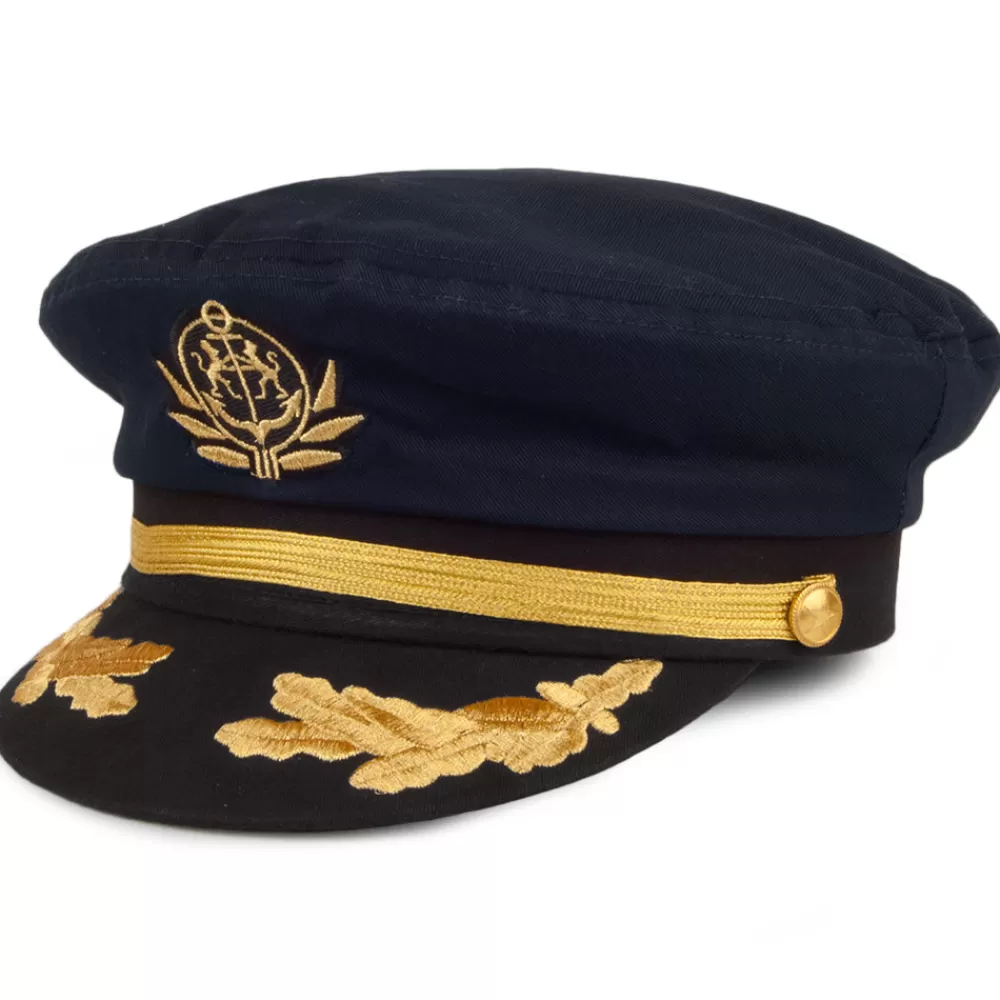 Casquettes Femme | Chapeaux Femme^Village Hats Casquette de Capitaine bleu marine
